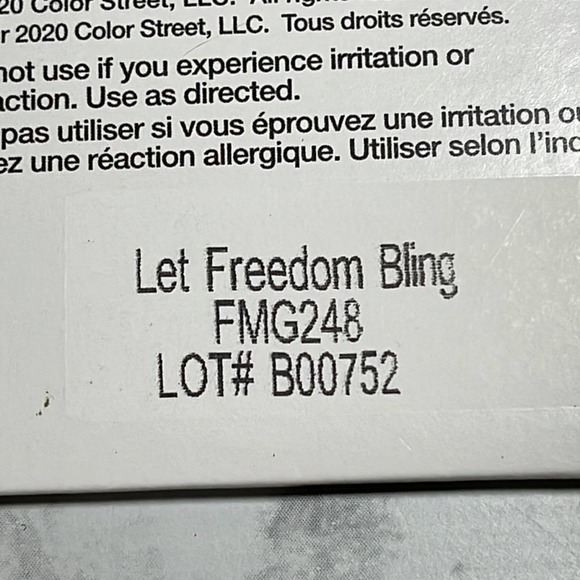 Color Street Let Freedom Bling Nail Strips NWT - Picture 4 of 4